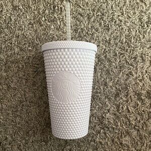Starbucks Textured White Party Tumbler